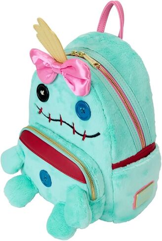 Loungefly Disney Lilo & Stitch Scrump Plush Cosplay Mini Backpack Womens Double Strap Shoulder Bag Purse in Saudi Arabia