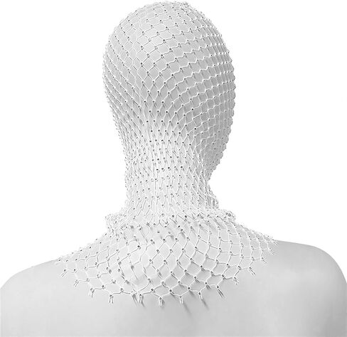 Jewel Face Mask, Bling Rhinestone Diamond Full Face Cover, Crystal Mesh Mask, Festival Chian Mask for Halloween, Photoshoot in Kuwait