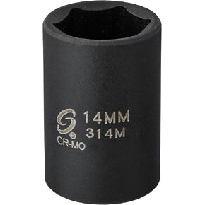 Sunex 314m 3/8-Inch Drive 14-Mm Impact Socket