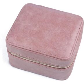 Premium Pu Leather Handmade Single 2 Watch Storage Box For Men For Women Travel Display 2 Watch Case Jewelry Gift Box Handcrafted Watch Organizer ProCase Square shape Green (Pink)