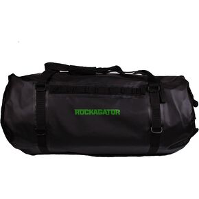 Waterproof Duffle Bag for Travel and Camping with Roll-Top Closure, Durable, All-Weather, and Versatile Dry Bag - Rockagator Mammoth Series (90 Liter, Black)