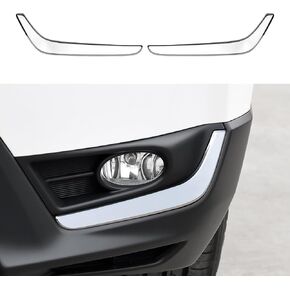 2 قطعة كروم الجبهة الضباب غطاء المصباح صب الزخارف لهوندا CRV 2019 2018 2017 اكسسوارات مواد من الستانلس ستيل مرآة الفضة in Kuwait