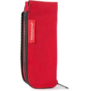 Manhattan Portage Half Zip Pen Case Made from Durable 1000D Cordura with Zipper Closure Fits Most pens Perfect Organizer for College Office and Travel Essentials (Black)