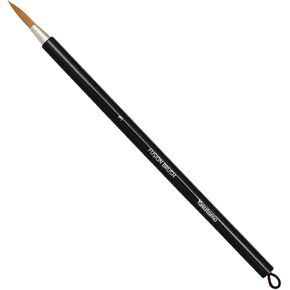Yasutomo Fusion Synthetic Brush - Round, Short Handle, Size 3