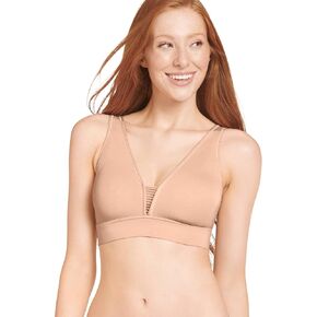 Jockey Women's Bra Forever Fit Supersoft Modal V-Neck Lightly Lined Bra