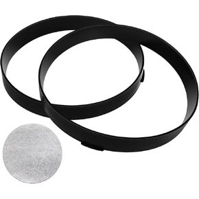 HANABASS 2Pcs Plastic Concrete pavers Walk Maker pavers Mold Maker Mold Round