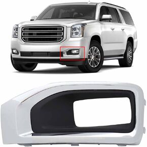 Fog Light Cover Bezel Trim Fit for GMC Yukon 2015 2016 2017 2018 2019 2020 (Left Side)