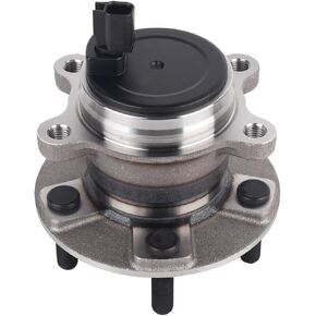 Autoround 512466 Rear Wheel Bearing Hub Assembly fit for 2012-2018 Ford Focus (Without Active Park Assist) 5 Lugs w/ABS