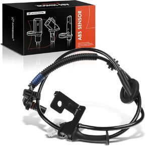 A-Premium ABS Wheel Speed Sensor Compatible with Hyundai Models - Accent 2012-2017, L4 1.6L - Rear Left Driver Side, Replace# 95680-1R100, 956801R100