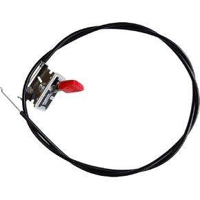GardenPal Throttle cable Replacement part suitable for most lawnmowers Metal lever and fixing plate with plastic coated outer sheath Solid wire inner. 60" long