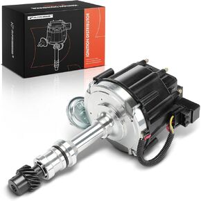 A-Premium Ignition Distributor with Cap and Rotor Compatible with Buick Regal, Apollo, Century, Electra, Estate Wagon, LeSabre, Riviera, Skylark & Chevy Caprice & Oldsmobile 98 & Pontiac Bonneville