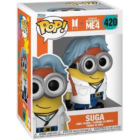 Funko POP! Rocks: Minions X BTS - Suga - SUGA - BTS + Minions - Collectable Vinyl Figure - Gift Idea - Official Merchandise - for Kids & Adults - Movies, Music Fans - Model Figure for Collectors