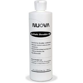 Nuova SYNTHETIC Paper Shredder Oil, 12 Oz. Bottle with Flip Top Cap