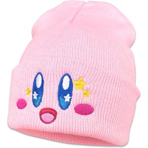 Ohjijinn Anime Beanie Pink Beanie Cute Kawaii Knit Hats, Funny Beanie Hat Winter