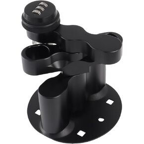 Pack Mount with Password Locking Fit for RX-PM Pack Mount Rotopax Mounting Kit Compatible with Gasoline Pack & Water Pack Mount Lock, Black