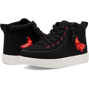 BILLY Footwear Unisex-Child Toddler Black/Red Light Ups Billy Classic D|r High Sneaker