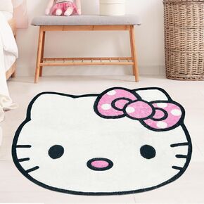 Super Soft Kitty Rugs Cute Area Rug for Room Decor Girls Bedroom Decoration Cashmere Mat
