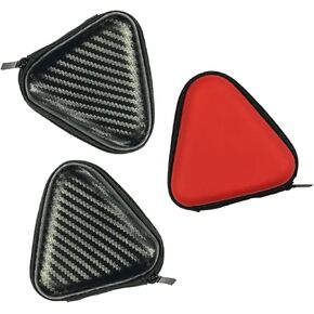 Wrapables® LED Fidget Spinner Case (Set of 3), Black/Red