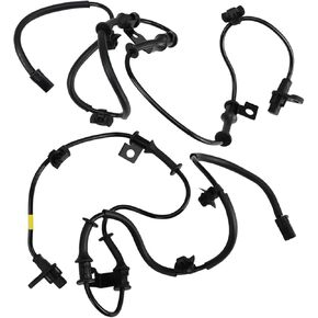 TRQ Rear ABS Wheel Speed Sensor Set Compatible with 2012-2015 Hyundai Elantra