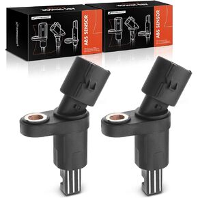 A-Premium ABS Wheel Speed Sensor Compatible with Volkswagen, Audi Models - Jetta 1999-2005, Golf 1999-2006, Beetle 1998-2010, TT 2000-2006 - Rear Driver and Passenger Side, 2-PC Set