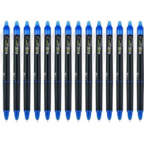 Pilot, FriXion Synergy Clicker Erasable, Refillable, Retractable Gel Ink Pens, Extra Fine Point 0.5 mm, Pack of 14, Black
