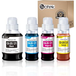 GI-20 GI-21 G6020 G7020 G3270 G3260 Ink bottles compatible for canon GI20 GI21 ink refill bottles, for canon PIXMA G6020 G7020 G3270 G3260 G4270 G2260 G1220 G1230 G2270 G5020 MegaTank Printers.4 packs