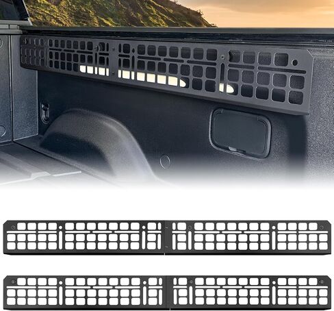 Side Bed Molle System Truck Rigid Molle Panel System Metal Molle Panel Truck Bed Molle Panel Compatible with R1T Accessories 2022 2023 2024 R1T in Saudi Arabia