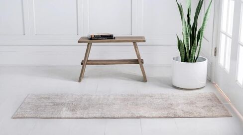 سجادة منطقة مجموعة Loom Portland الفريدة - Woodburn (2' 2" x 12' Runner، عاجي/بيج) in Saudi Arabia