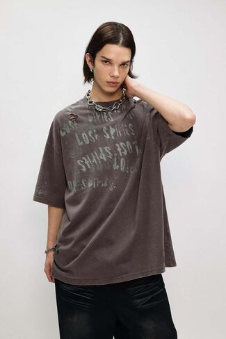 Graphic Tees Oversized Tshirts for Men Streetwear Baggy Shirts in Kuwait