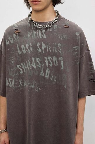 Graphic Tees Oversized Tshirts for Men Streetwear Baggy Shirts in Kuwait