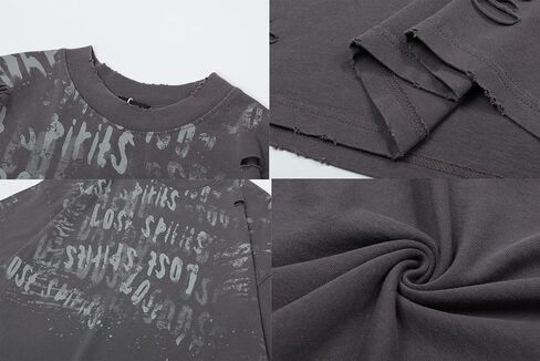 Graphic Tees Oversized Tshirts for Men Streetwear Baggy Shirts in Kuwait