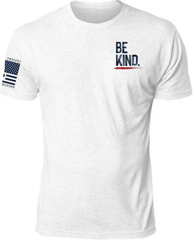 Til Valhalla Project Be Kind Tee | Veteran Owned and Operated - Proudly Printed in The USA in Saudi Arabia