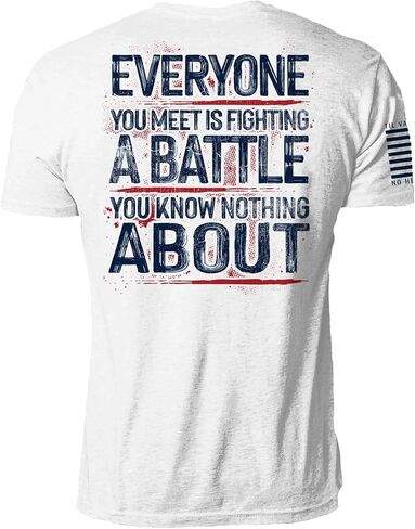 Til Valhalla Project Be Kind Tee | Veteran Owned and Operated - Proudly Printed in The USA in Saudi Arabia