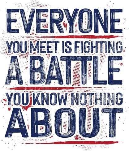 Til Valhalla Project Be Kind Tee | Veteran Owned and Operated - Proudly Printed in The USA in Saudi Arabia