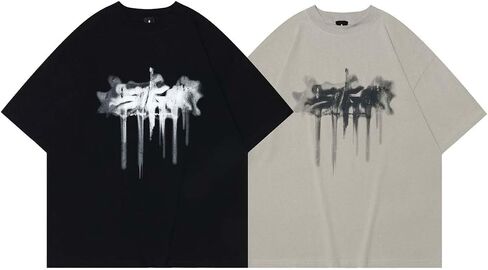 Graphic Tees Oversized Tshirts for Men Streetwear Baggy Shirts in Kuwait