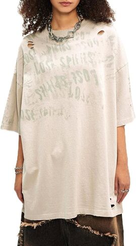 Graphic Tees Oversized Tshirts for Men Streetwear Baggy Shirts in Kuwait