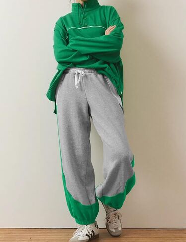 COZYPOIN النساء Sweatpants Cinch أسفل الدافئة عداء ببطء الرباط مطاطا الصوف الشتاء سراويل تقليدية in Kuwait