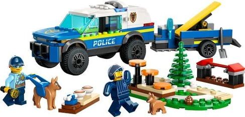 LEGO City Mobile Police Dog Training 60369, SUV Toy Car with Trailer, Obstacle Course and Puppy Figures, Animal Playset for Boys and Girls Ages 5 Plus in Saudi Arabia