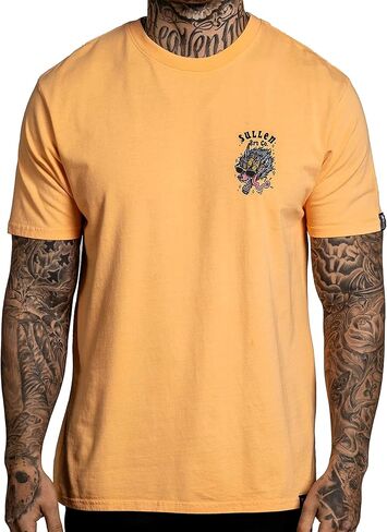 Sullen Trippin Short Sleeve Premium Fit Vintage Tattoo Skull Graphic T-Shirt for Men in Saudi Arabia