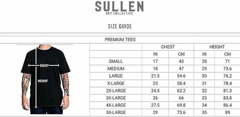 Sullen Trippin Short Sleeve Premium Fit Vintage Tattoo Skull Graphic T-Shirt for Men in Saudi Arabia