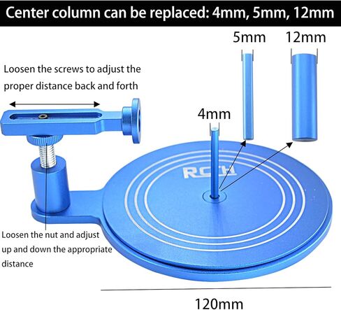 RC Car Wheel Tire Cementing Helper Tool Rubber Tire Mounting Glue Tools for 1/8 1/10 1/12 1/16 1/18 RC Car Parts Upgrade Tire Adhesive Multi-Functional Tire (ZTQ-Blue) in Kuwait