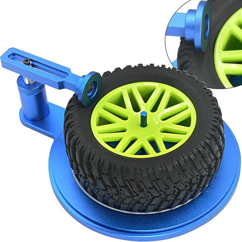 RC Car Wheel Tire Cementing Helper Tool Rubber Tire Mounting Glue Tools for 1/8 1/10 1/12 1/16 1/18 RC Car Parts Upgrade Tire Adhesive Multi-Functional Tire (ZTQ-Blue) in Kuwait