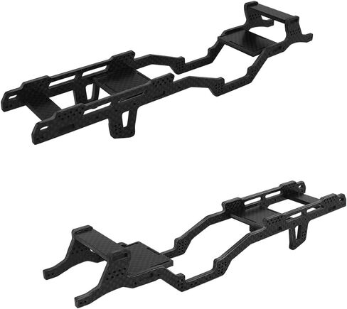 SCX24 6X6 LCG هيكل من ألياف الكربون إطار العارضة غطاء المحور المركزي والعتاد لجزء ترقية السيارة الزاحفة المحورية 1/24 RC. in Saudi Arabia