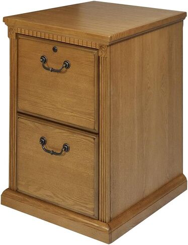 خزانة ملفات ذات درجين من Martin Furniture Huntington Oxford، ودرج ملفات تخزين المكتب، وقمح in Kuwait