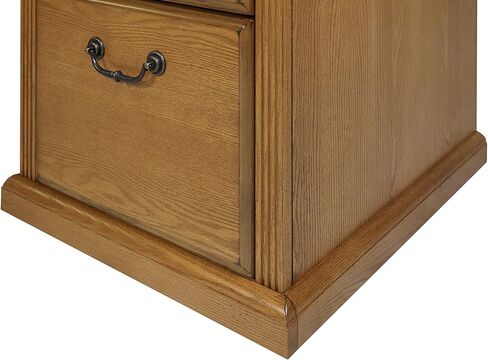 خزانة ملفات ذات درجين من Martin Furniture Huntington Oxford، ودرج ملفات تخزين المكتب، وقمح in Kuwait