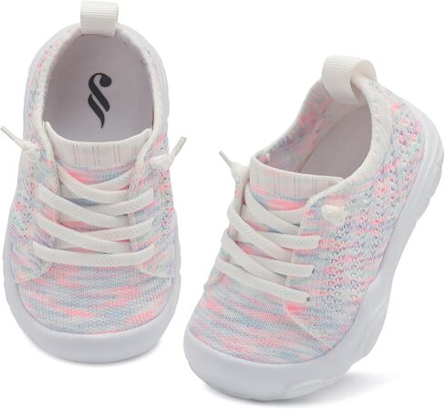JIASUQI Toddler Shoes for Boys Girls Slip on Sneakers Wide Toe Walking Shoes Toddler Sock Shoes in Saudi Arabia