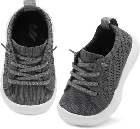 JIASUQI Toddler Shoes for Boys Girls Slip on Sneakers Wide Toe Walking Shoes Toddler Sock Shoes in Saudi Arabia