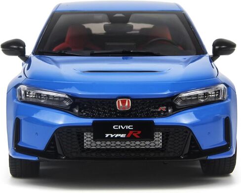 PAUDI Model 1/18 Scale Diecast Model Cars 2023 Honda Civic Type-R FL5 Blue Popular Car Models for Adults Collection in Saudi Arabia