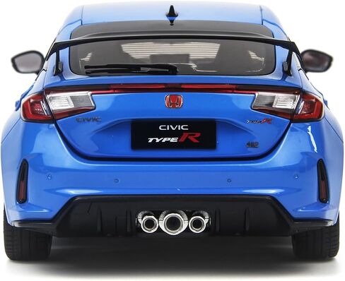 PAUDI Model 1/18 Scale Diecast Model Cars 2023 Honda Civic Type-R FL5 Blue Popular Car Models for Adults Collection in Saudi Arabia