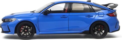 PAUDI Model 1/18 Scale Diecast Model Cars 2023 Honda Civic Type-R FL5 Blue Popular Car Models for Adults Collection in Saudi Arabia